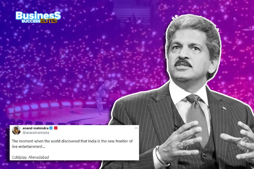 Anand Mahindra Calls Coldplay Ahmedabad Concert a ‘New Frontier for Live Entertainment’