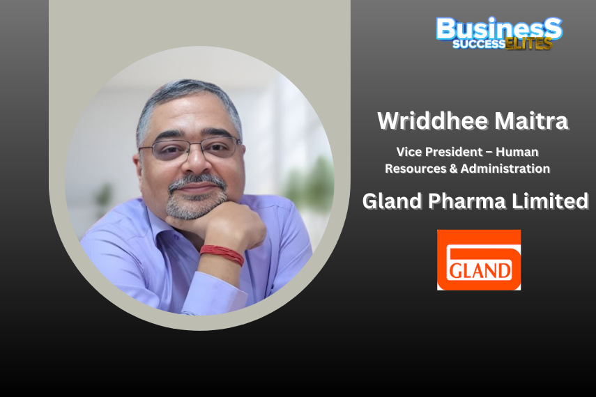 Gland Pharma Limited Welcomes  Wriddhee Maitra as Vice President of Human Resources & Administration.