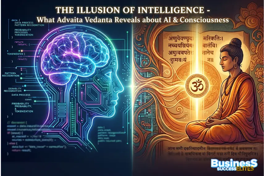 The Illusion of Intelligence: What Advaita Vedanta Reveals About Artificial Intelligence and Consciousness