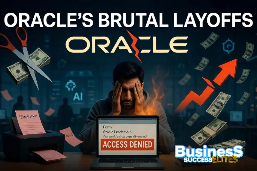 Oracle Fired 30,000 Employees, 12000 Indians Lost Their Jobs