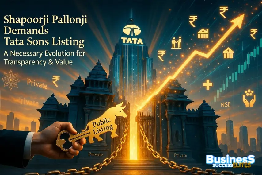 Shapoorji Pallonji Demands Tata Sons Listing for Governance & Public Interest