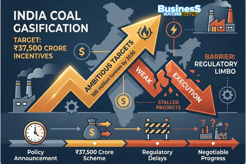 India’s Coal Gasification Gamble: Why ₹37,500 Crore Won’t Fix Broken Execution