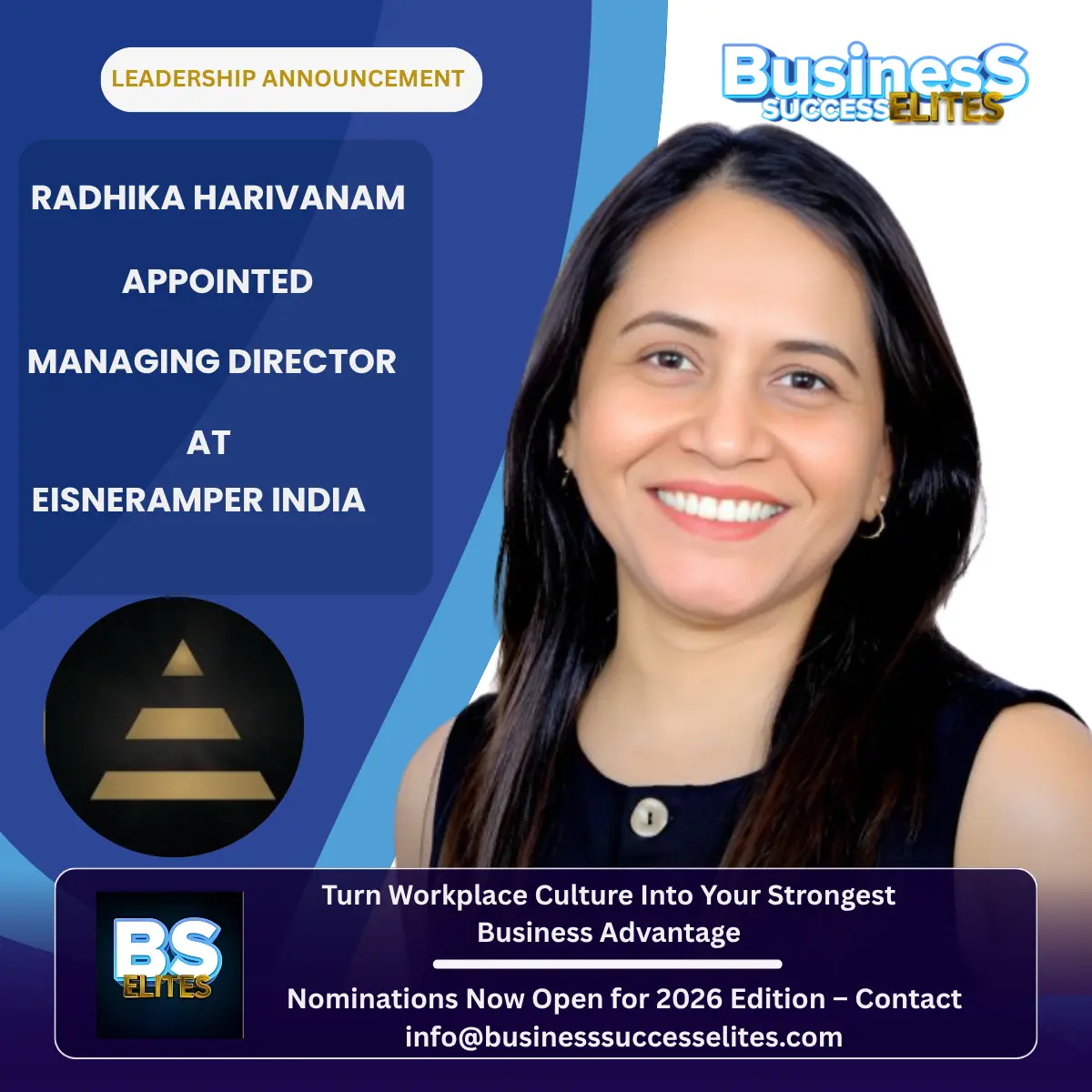 Radhika Harivanam Appointed Managing Director at EisnerAmper India