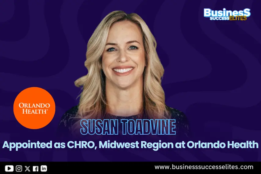 Susan Toadvine Named CHRO, Midwest Region at Orlando Health