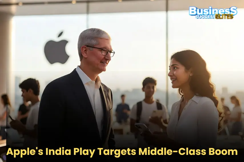 Tim Cook Sees India as ‘Huge Opportunity’ as Apple Targets Middle-Class Boom